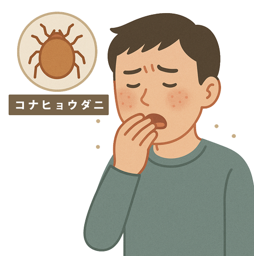 ダニのイメージ